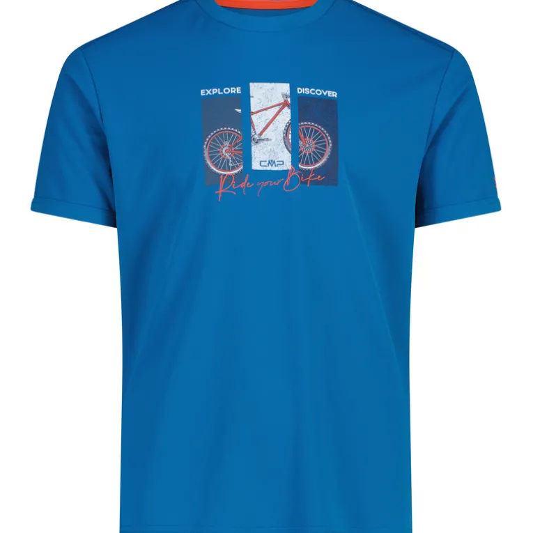 Herren Print Funktions T-Shirt