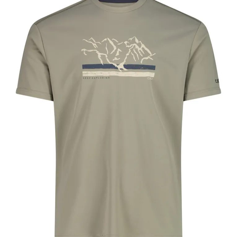 Herren Print Funktions T-Shirt