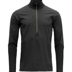 Herren Running Merino Cover Zip Longsleeve