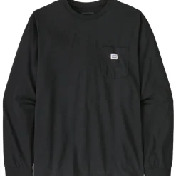 Herren Shop Sticker Pocket Longsleeve