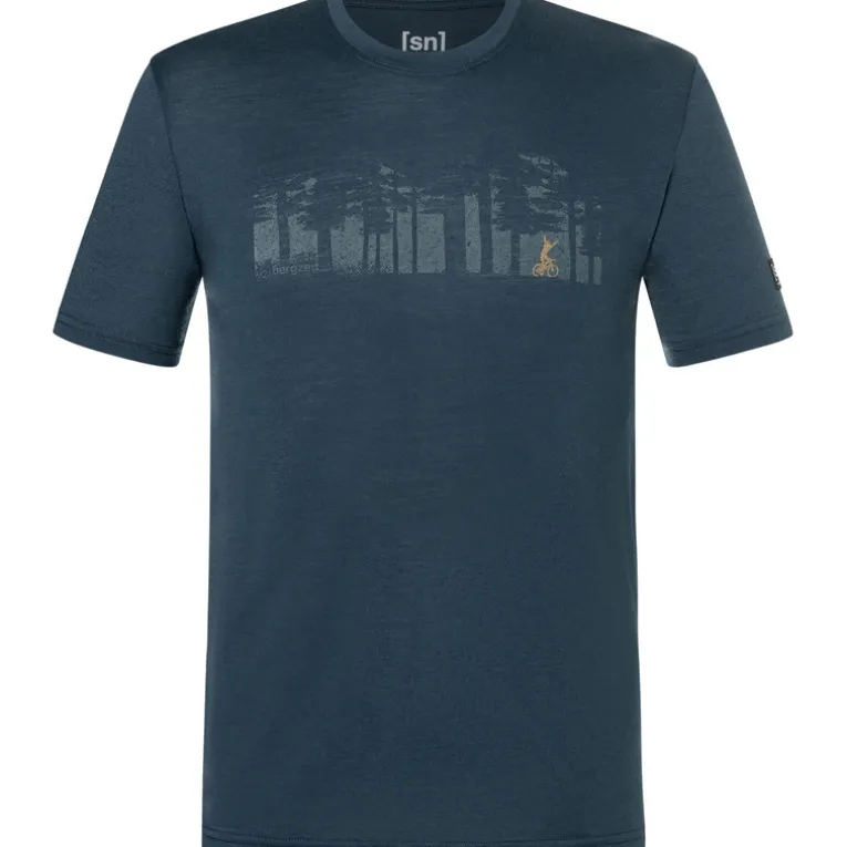 Herren Super.Natural Forest Biker T-Shirt