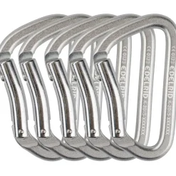 Jim Steel Hallenkarabiner (5er Pack)