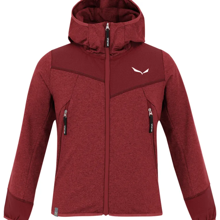 Kinder Agner Melange Hoodie Jacke