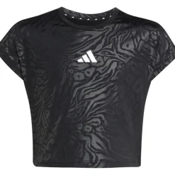 Kinder Animal Print Crop T-Shirt