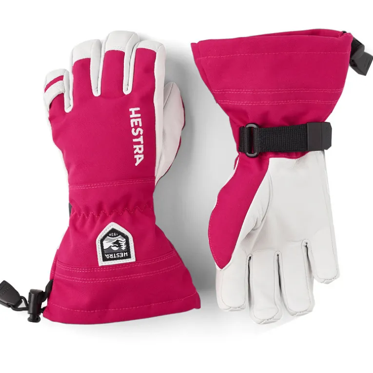 Kinder Army Leather Heli Ski Handschuhe