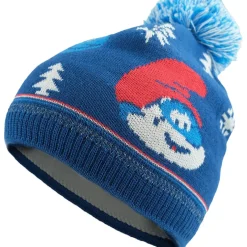 Kinder Schlümpfe Bommel Mütze