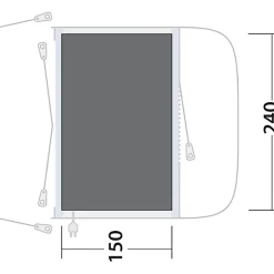 Santa Monica Air Zeltunterlage