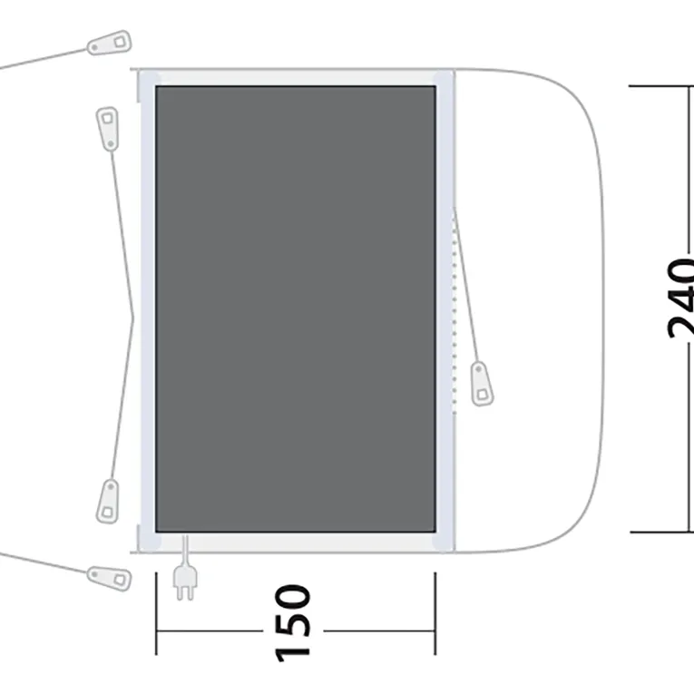 Santa Monica Air Zeltunterlage