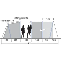Tennessee 6+2 Air Zelt