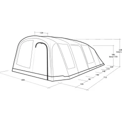 Tennessee 6+2 Air Zelt